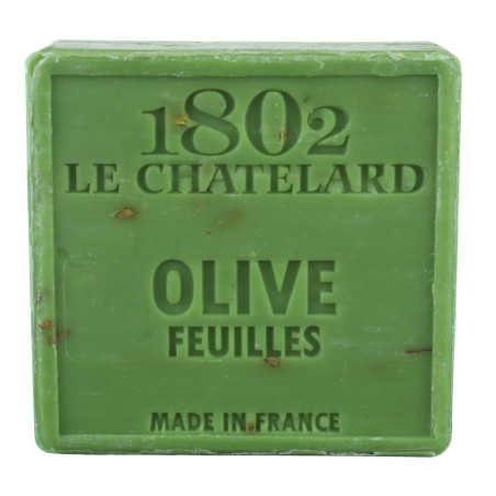 Mydło marsylskie Oliwa z Oliwek z Listkami 100g Le Chatelard 1802