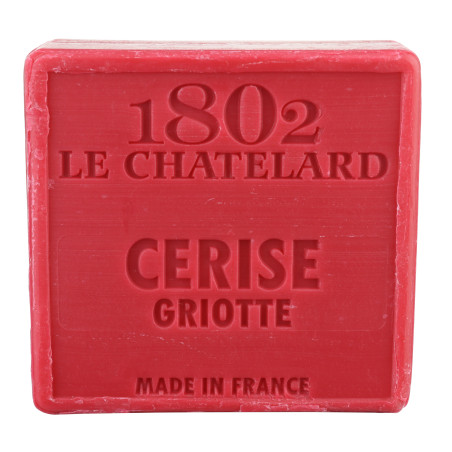 Mydło marsylskie Wiśnia 100g Le Chatelard 1802