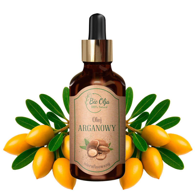Olej Arganowy BIO nierafinowany 50ml BioOlja z pipetą Olej Arganowy BIO nierafinowany 50ml BioOlja z pipetą