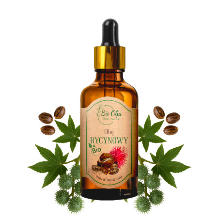 Olej Rycynowy BIO 50ml BioOlja z pipetą