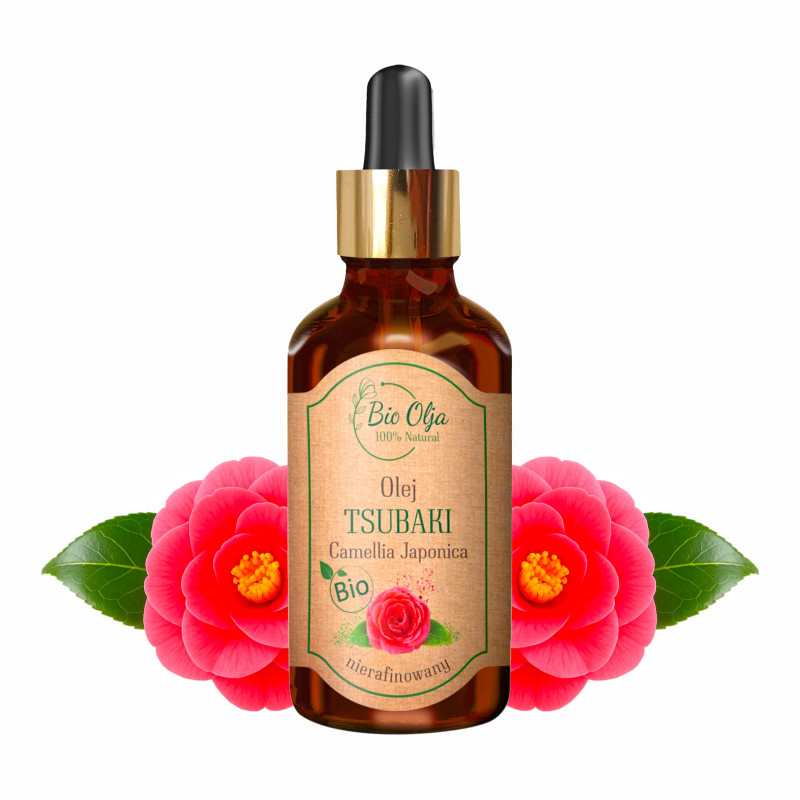 Olej Tsubaki BIO 50ml BioOlja z pipetą Olej Tsubaki BIO 50ml BioOlja z pipetą