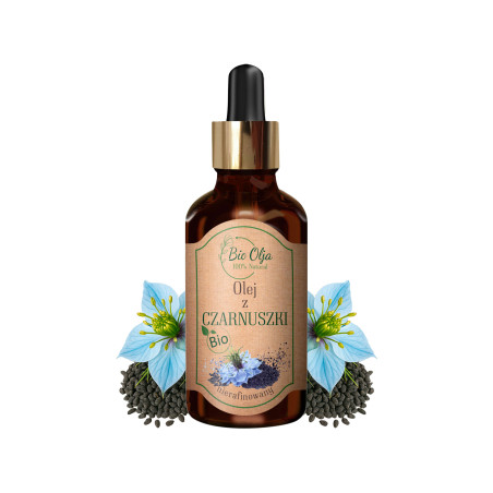 Olej z czarnuszki BIO 50ml BioOlja z pipetą