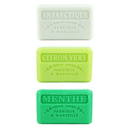 Zestaw mydeł marsylskich 3x125g Antarktyda Limonka Mięta