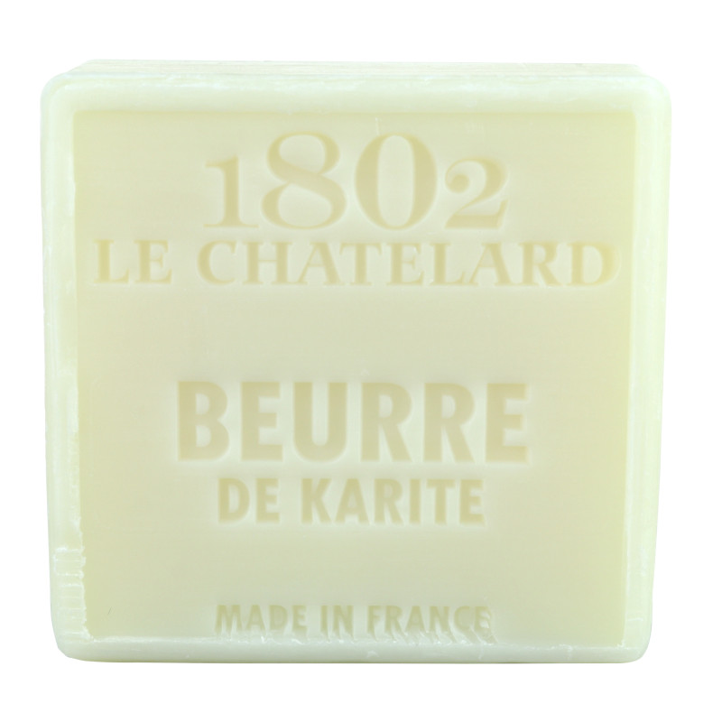Mydło marsylskie z Masłem Shea (Karite) 100g Le Chatelard 1802