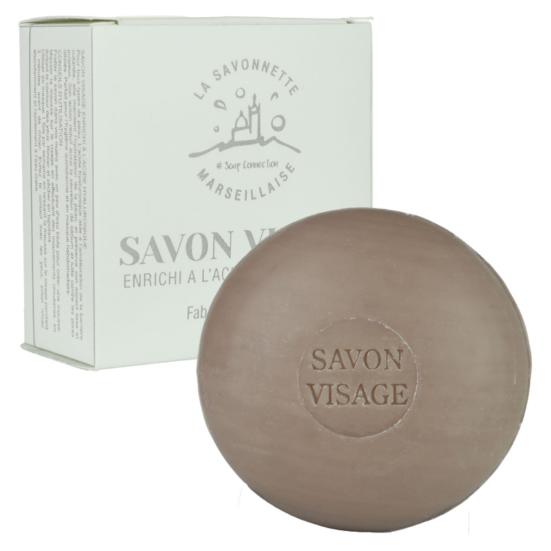 Mydło marsylskie do twarzy z kwasem hialuronowym 100g