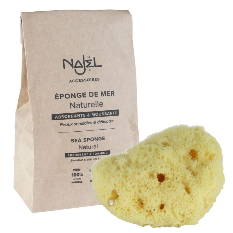 Naturalna Gąbka Śródziemnomorska 9-10 cm Najel Naturalna Gąbka Śródziemnomorska 9-10 cm Najel