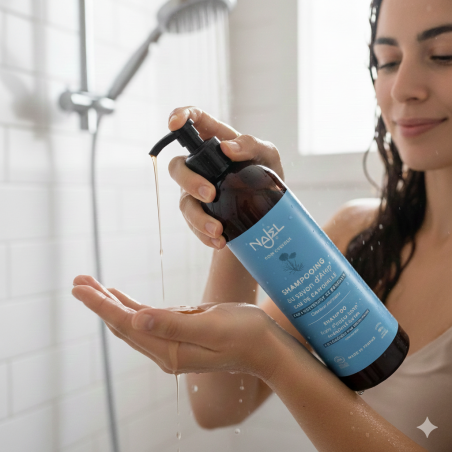 Szmpon z odżywką 2 w 1 najel 500 do włosów normalnych