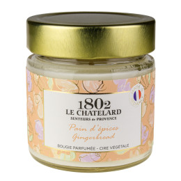 Sojowa świeca zapachowa o zapachu pierniczków 180g Le Chatelard 1802 zapach Świąt