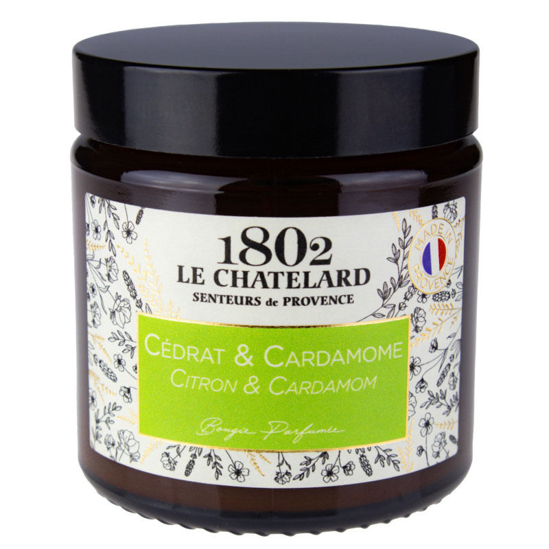 Sojowa świeca zapachowa Cytron Kardamon Le Chatelard 1802 80g Sojowa świeca zapachowa Cytron Kardamon Le Chatelard 1802 80g