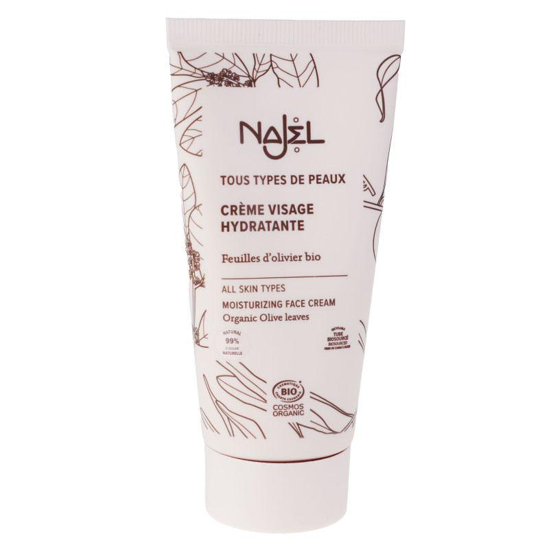 Nawilżający krem do twarzy z liśćmi oliwnymi 50ml Najel