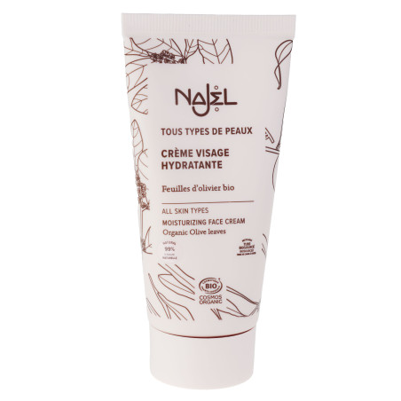 Nawilżający krem do twarzy z liśćmi oliwnymi 50ml Najel