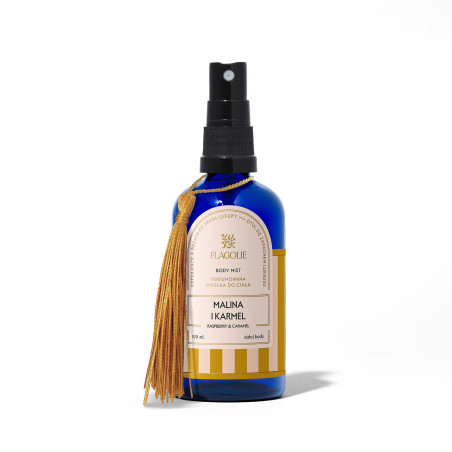 Mgiełka do ciała Malina i Karmel 100ml Flagolie